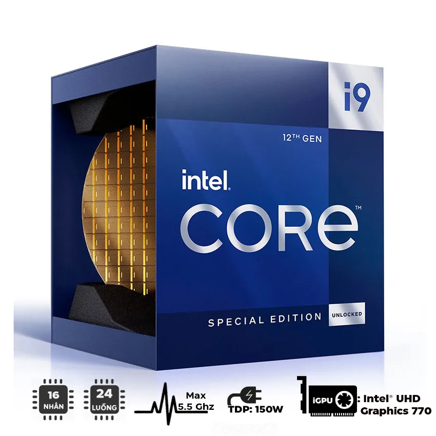 CPU Intel Core i9-12900KS (3.4 GHz turbo up to 5.5Ghz, 16 nhân 24 luồng, 30MB Cache, 150W) - Socket Intel LGA 1700/Alder Lake)
